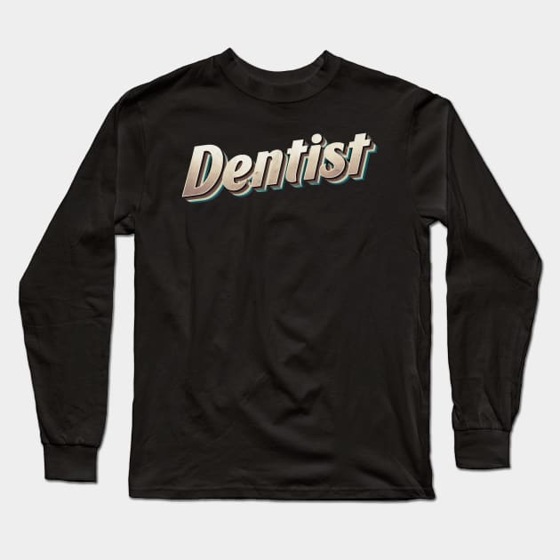 Retro dentist Long Sleeve T-Shirt by Spaceboyishere